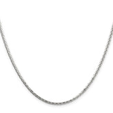 Sophia Jewelers Sterling Silver 925 Polished Women's Spiga Chain Necklace